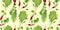 Vegetable garden banner with natural bio radish seamless pattern for discount, sale. Fresh vegetable.