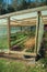 Vegetable garden inside a greenhouse