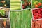Vegetable gardening and growth, photo collage