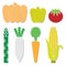 Vegetable icons set great for any use. Vector EPS10.