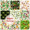 Vegetable, olive fruit, mushroom seamless pattern