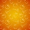 Vegetable pattern - orange.