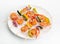 Vegetable and Shrimp Kebabs