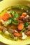 Vegetable soup with meat