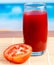 Vegetable Tomatoes Juice Indicates Waterfront Refresh And Shore