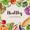 Vegetable watercolor paint collection. Fresh food organic decor healthy ad design illustration