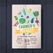 Vegetables farmer market sketch poster. Farm fresh leaflet templates bright vegetables, organic food advertising