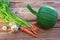 Vegetables harvest in garden