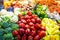 Vegetables on sale in  in Great market hall, Budapest