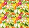 Vegetables seamless pattern