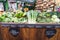 Vegetables shop at Borough Market, London