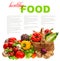 Vegetables. shopping basket. healthy nutrition