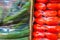 Vegetables Stand   Detail Vitamin Red Green