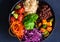 Vegetarian Buddha bowl-clean eating vegan glutenfree