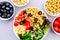 Vegetarian Bulgur Wheat Lunch Bowl