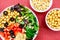 Vegetarian Bulgur Wheat Lunch Bowl