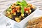 Vegetarian chickpea salad