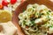 Vegetarian Orecchiette Piccata Pasta