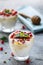 Vegetarian Rice Pudding with Pomegranate