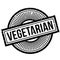 Vegetarian rubber stamp