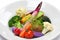 Vegetarian salad, healthy lifestyle symbol