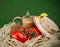 Vegetarian still life of tomato