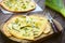 Vegetarian Tarte Flambee