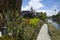 Vegetation and houses on Venice Canals, Los Angeles