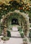 Vegetation tropics decorative arch landscape freshness