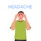 Vegetative symptoms of headache and migraine