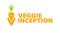 Veggie Inception Carrot logo concept design