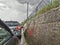 vehicle column, jeep, rain, car