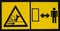Vehicle danger warning label 3