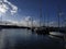 Vehicle dock boat marin sea harbor reflection watercraft bay mast port dusk water sailboat evening sail ship sky waterway coast