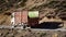 A Vehicle on the Ladakh Highway in the Mountains