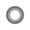 Vehicle machinery gear isolated bearings ball icon