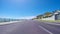 Vehicle POV driving along The Esplanade, Henley Beach, South Australia.