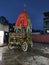 Vehicle rath hindu temple krishna