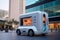 Vehicle tech drive car smart outdoor urban transportation automobile technology robot delivery city auto electricity