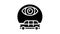 vehicle tracking glyph icon animation