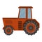Vehicle tractor farm vector