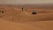 Vehicles in the Dubai Desert