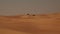 Vehicles in the Dubai Desert