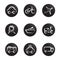 Vehicles icon set