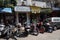 Vehicles parked outside a shopping store in Mumbai