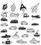 Vehicles symbols