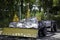 Vehicles used to clean the nuclear power plant, Chernobyl exclusion zone,Ukraine