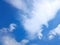 Veiw of blue sky and white clouds background for design stock photo