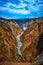 Veiw of Lower Yellowstone Falls and the Grand Canyon of the Yellowstone at Yellowstone National Park, Wyoming, USA