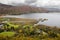 Veiw from a viewpoint high above Derwent Water; Lake District; C